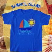 T-shirt Sanibel Island Sailboat et Sunshine Vacances T-Sh