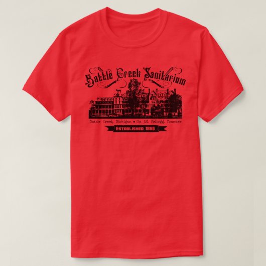 T-shirt Sanitarium de Battle Creek (Design devant)