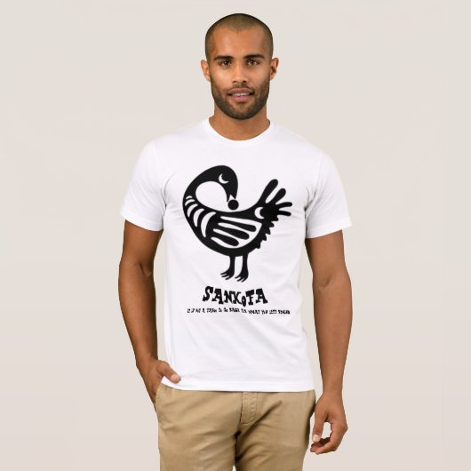 T-shirt Sankofa (Devant entier)