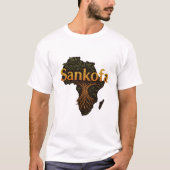 T-shirt 'Sankofa Spirit' célèbre le patrimoine noir, l'his (Devant)