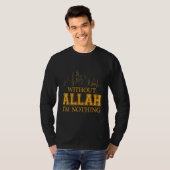 T-shirt Sans Allah, je ne suis rien musulman (Devant entier)