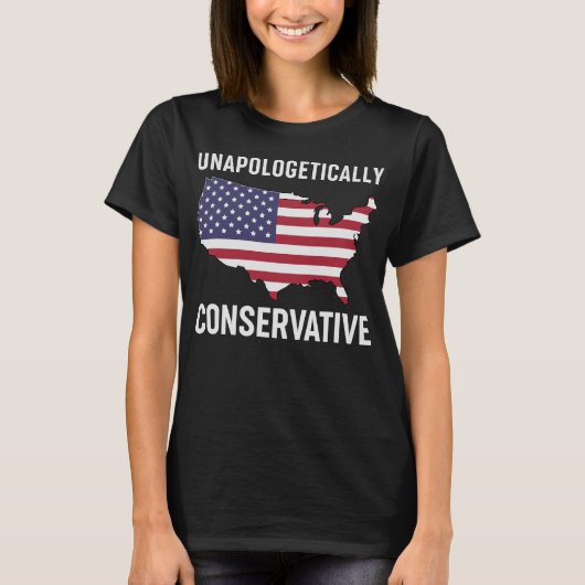 T-shirt Sans apologisme conservateur (Devant)