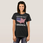 T-shirt Sans apologisme conservateur (Devant entier)