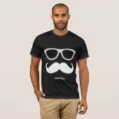 T-shirt sans aucun doute - moustache et lunettes de soleil (Devant entier)
