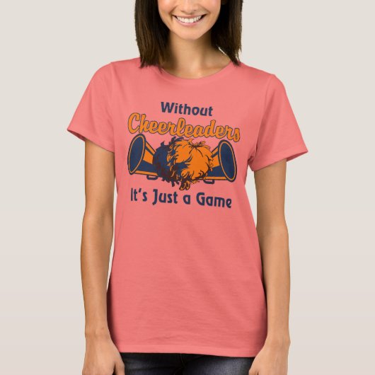 T-shirt Sans Cheerleaders, c'est juste un jeu (Devant)