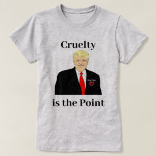 T-shirt sans coeur de Trump