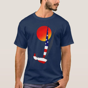 T-shirt Sans crier gare tee - shirt de marins de régate d
