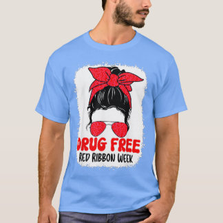 T-shirt Sans drogue Red Ribbon Week Sensibilisation mignon