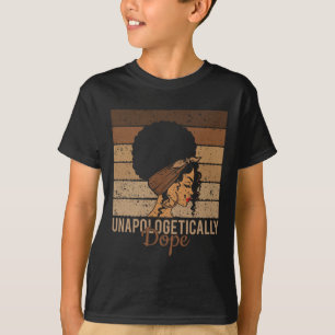 T-shirt Sans excuse Drogue - Femme africaine Histoire noir