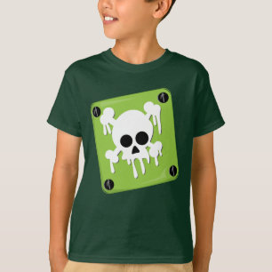 T-shirt sans jambe pour enfants crâne
