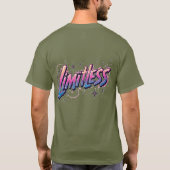 T-Shirt sans limite - Gras Inspirationnel Word Tee (Dos)