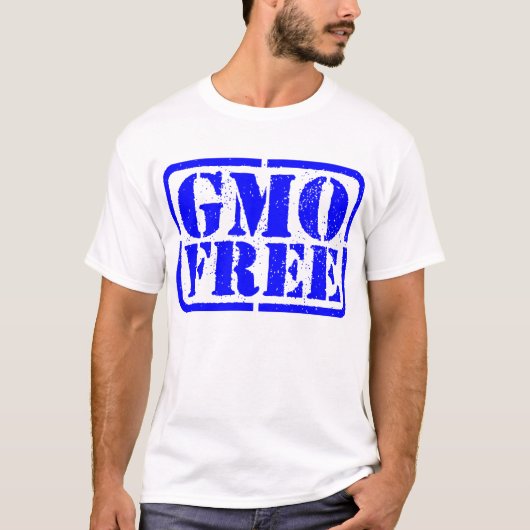 T-shirt Sans OGM - Bleu (Devant)
