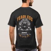 T-shirt "Sans peur - Train sans limites" (Dos)