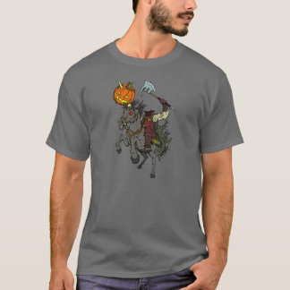 T-shirt sans tête de Halloween d'homme de licorne