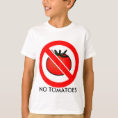 T-Shirt Sans Tomates, Enfants (Devant)