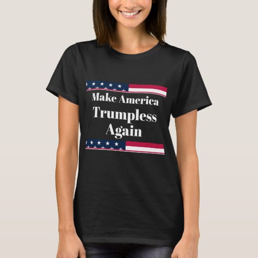 T-Shirt sans Trump (Devant)