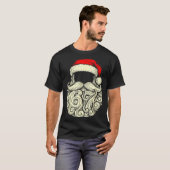 T-shirt Santa 67 Hidden In Beard Christmas  (Devant entier)