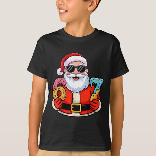 T-shirt Santa 67 Ice Cream Drip Christmas  (Devant)