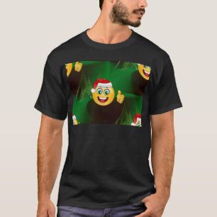 T-shirt santa claus emojis
