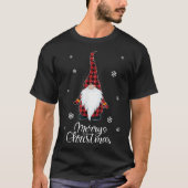 T-shirt Santa Claus Garden Gnome Joyeux buffle de Noël P (Devant)