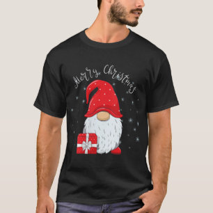 T-shirt Santa Claus Garden Gnome Joyeux Noël Garçons Fille