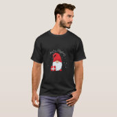 T-shirt Santa Claus Garden Gnome Joyeux Noël Garçons Fille (Devant entier)