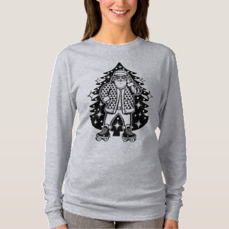 T-shirt Santa Claus inspiré des années 80 rétro