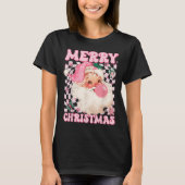 T-shirt Santa Claus Nk Sungles Blowing Bubble Gum Christma (Devant)
