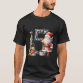 T-shirt Santa Claus Number 5 Christmas Tree Snow (Devant)