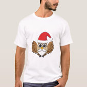T-shirt Santa Claus Owl (Devant)