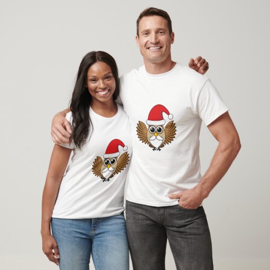 T-shirt Santa Claus Owl (Unisexe)