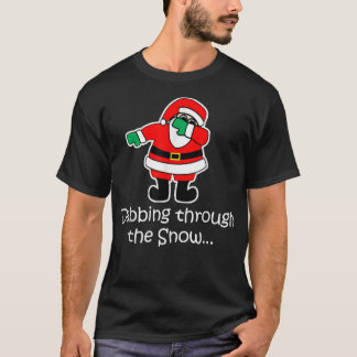 T-shirt SANTA CLAUS PÈRE NOËL DAB À travers la neige Dabbi
