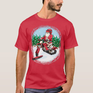T-shirt Santa Claus Snowbike Moto Moto C