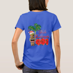 T-shirt Santa Claus Tiki Mele Kalikimaka