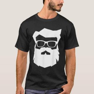 T-shirt SANTA CLAUS VISAGE Lunettes de soleil avec barbe N