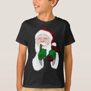 T-shirt Santa Clause Chemise Bio Amusants Enfants Père Noë