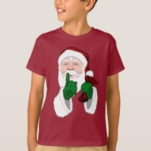 T-shirt Santa Clause Chemise classique amusant enfants Pèr