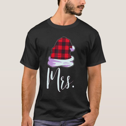 T-shirt Santa Couples Matching Christmas PJs For Couples R (Devant)