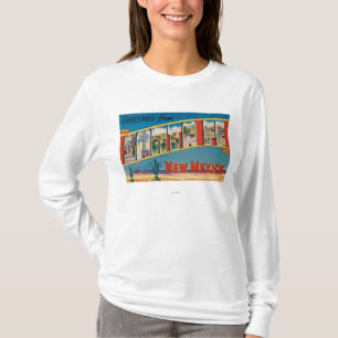 T-shirt Santa Fe, Nouveau Mexique - grandes scènes 2 de