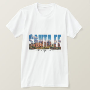 T-shirt Santa Fe Nouveau-Mexique Voyage Montagne Adobe