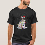 T-shirt Santa French Bulldog Christmas Lights Snowflake Xm<br><div class="desc">Père Noël French Bulldog Christmas Lights Flocon de neige Xmas Chien Maman.</div>