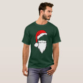 T-shirt Santa Hat avec barbe (Devant entier)