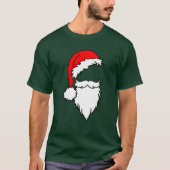 T-shirt Santa Hat avec barbe (Devant)