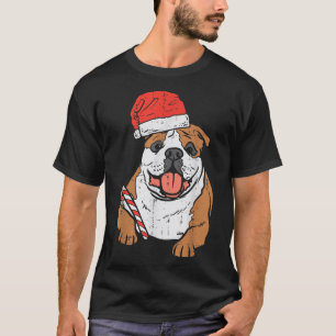 T-shirt Santa Hat Français Chien Chien Chien de Noël Pyjam