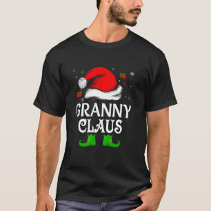 T-shirt Santa Hat Granny Claus Elf Drôle Vilain Noël Sw