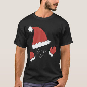 T-shirt Santa Hat Mittens Hohoho Douleur moche Appar Famil