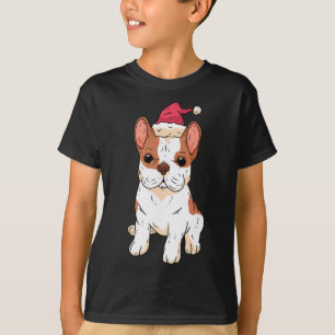 T-shirt Santa Hat Noël Pyjama Chien Chien Chien Chien Chie
