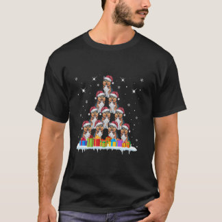 T-shirt Santa Hat Norvégien Elkhound Amoureux de les chien