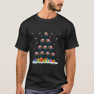 T-shirt Santa Hat Portugais Amoureux de les chiens d'eau H