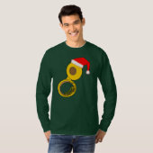 T-shirt Santa Hat Tuba (Devant entier)